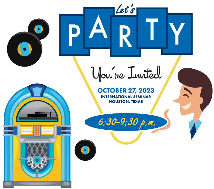 party announcement for October 27 at 6:30